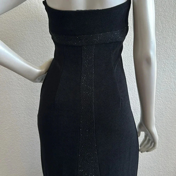 Vintage Pageant Halter Black Straight Gown by Scott McClintock - Picture 8 of 8